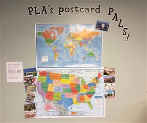 PLA Postcard Pals Map 